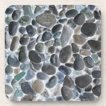 Glowing stones patio coaster