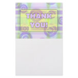Glowing Target Rings Thank You Light Dreamy Creamy Stationery Paper