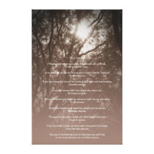 Glowing Trees "Do It Anyway" Stretched Canvas Prints