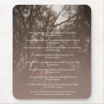 Glowing Trees "Do It Anyway" Mousepads