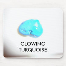 Glowing Turqoise Mouse Pad