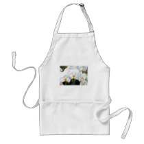 Glowing White Phalaenopsis Orchids aprons