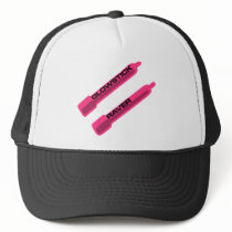 hardstyle, hardcore, old, skool, t-shirts, tshirts, deejay, club, wear, rave, smiley, merchandise, dance, defqon, qlimax, party, headhunterz, zany, showtek, hard, bass, jump, style, music, gas, mask, gabba, gabber, Trucker Hat with custom graphic design