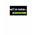 glowstick, We must be broken... - Customized t-shirts by amberneill glowstick, We must be broken... - Customized t-shirts
