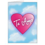 Glowy Heart with Te Amo cards