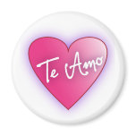 Glowy Heart with Te Amo magnets