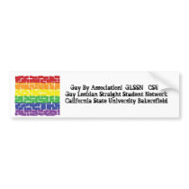 GLSSN CSUB Bumperstick. bumper stickers by glssn_prez GLSSN CSUB Bumperstick. bumper stickers