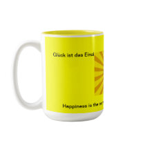 Glück/Happiness - smile mug