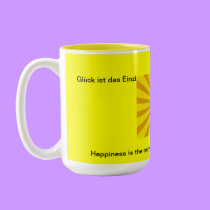 Glück/Happiness - smile mug mugs