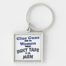 Glue Guns Key Chain