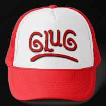 Glug - Trucker Hat by thesquidshop Glug - Trucker Hat