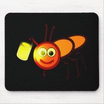 Glühwürmchen firefly firebug mousepad