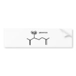 Glutamate Neurotransmitter Bumper Sticker