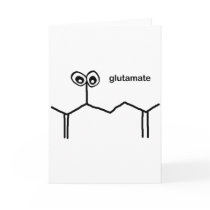 Glutamate Neurotransmitter Greeting Card