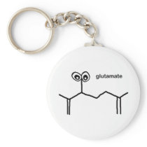 Glutamate Neurotransmitter Key Chain