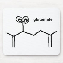 Glutamate Neurotransmitter Mousepads
