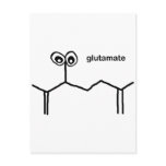 Glutamate Neurotransmitter postcards