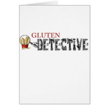 Gluten Detective Greeting Card