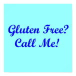 Gluten Free? Call Me! Poster