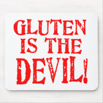 Gluten Free Celiac Designs No Way mousepads