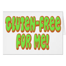 Gluten Free For Me Card