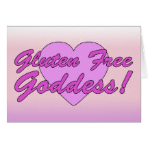 Gluten Free Goddess! Gluten Allergy Celiac Card