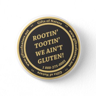 Gluten Free Slogan button
