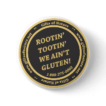 Gluten Free Slogan buttons