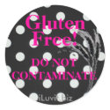 GLUTEN FREE Sticker  for Celiac Disease