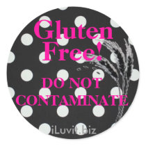 GLUTEN FREE Sticker for Celiac Disease by iLUVIT GLUTEN FREE Sticker for Celiac Disease