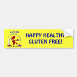 Gluten-Free Whimsical Design Bumper Stickers