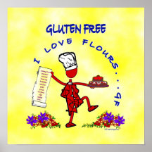 Gluten-Free Whimsical Design Print