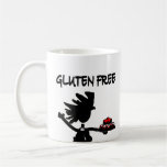 Gluten-Free Whimsy Silhouette Design mugs