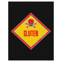 Gluten Poison Warning flyers