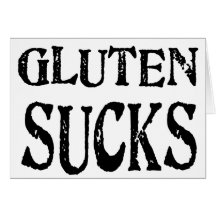 Gluten Sucks Cards