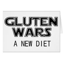 Gluten Wars: A New Diet Celiac Gluten Free Cards