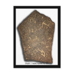 Glyph 1 hand tooled by JLH Postcards