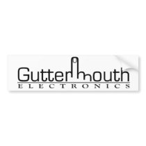 GM Electronics Bumper Sticker bumper stickers