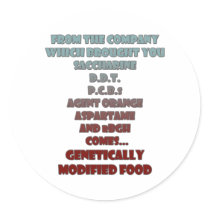 GM Food stickers