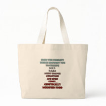GM Foods Canvas Bag