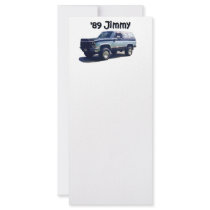 GMC:  Jimmy rack cards