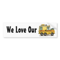 GMC Motor Home RV Bumper Sticker bumper stickers by art1st GMC Motor Home RV Bumper Sticker bumper stickers