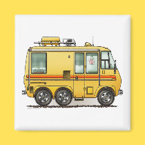 GMC Motor Home RV Magnet
