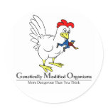 GMO Chicken Sticker