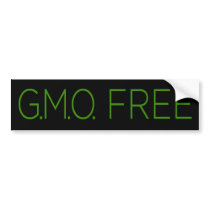 GMO Free Bumper Stickers