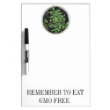 GMO FREE Heirloom Tomato Plant Peace Sign Dry Erase White Board