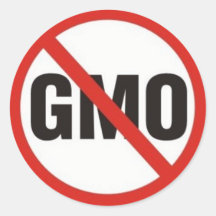 GMO Free Round Stickers