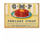 GMP pancake syrup label t-shirt