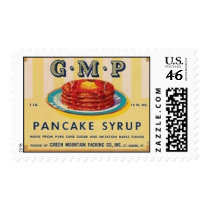 gmp pancake syrup postage stamp