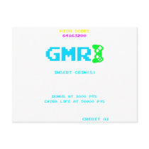 GMR - NMH Gamer Gaming Hi Score Video Games Postcard